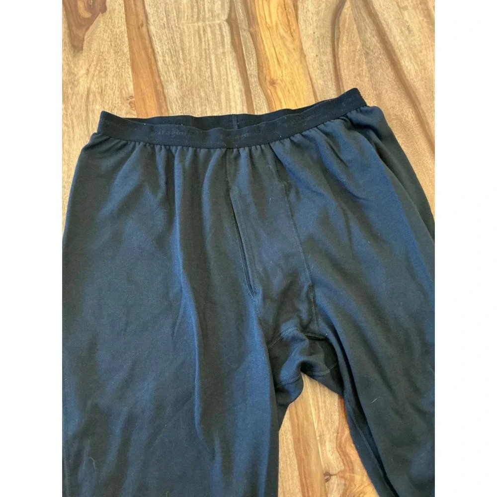 Patagonia Capilene Base Layer Bottoms Mens XXL Black Thermal Pants F16 44420